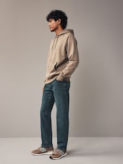 Mid Tint Straight Fit Authentic Stretch Denim Jeans - Image 3 of 10