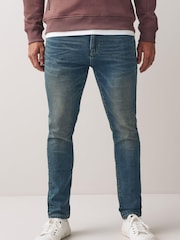 Blue Tint Skinny Comfort Stretch Jeans - Image 1 of 8