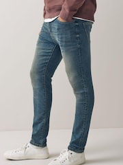 Blue Tint Skinny Comfort Stretch Jeans - Image 4 of 8