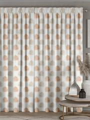 Terracotta Orange Niven Made To Measure Curtains - Image 2 of 9