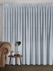 Danube Blue Portia Made To Measure Curtains - Image 2 of 9