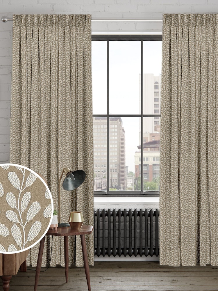 Olive Green Quincy Made To Measure Curtains - Image 1 of 9