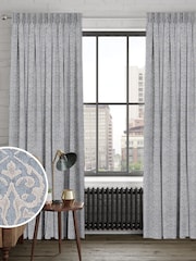 Denim Blue Renna Made To Measure Curtains - Image 1 of 9