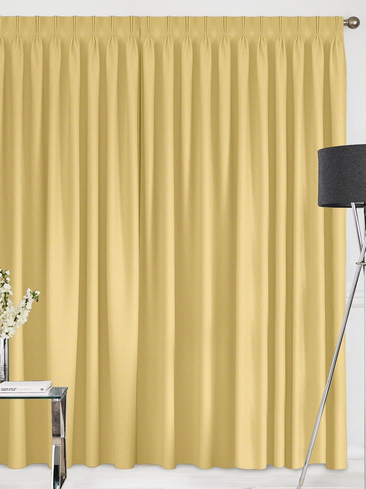 Apple Green Salli Made To Measure Curtains - Image 2 of 9