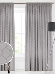 Graphite Salli Made To Measure Curtains - Image 1 of 9