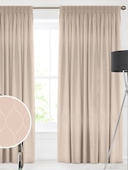 Natural Taupe Salli Made To Measure Curtains - Image 1 of 9