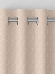 Natural Taupe Salli Made To Measure Curtains - Image 7 of 9
