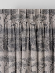 Charcoal Grey Scenery Made To Measure Curtains - Image 5 of 9