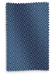 Indigo Blue Sciliy Made To Measure Curtains - Image 9 of 9