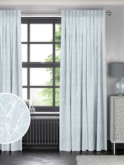 Glacier Blue Sidley Made To Measure Curtains - Image 1 of 9