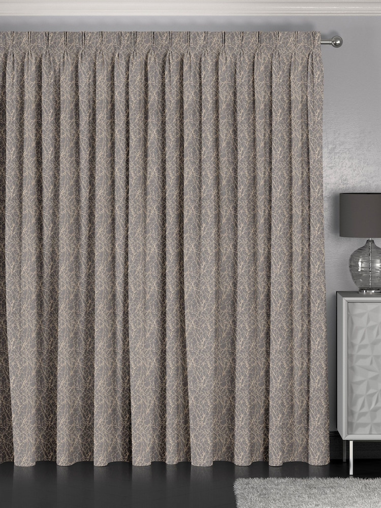 Mole Brown Sidley Made To Measure Curtains - Image 2 of 9