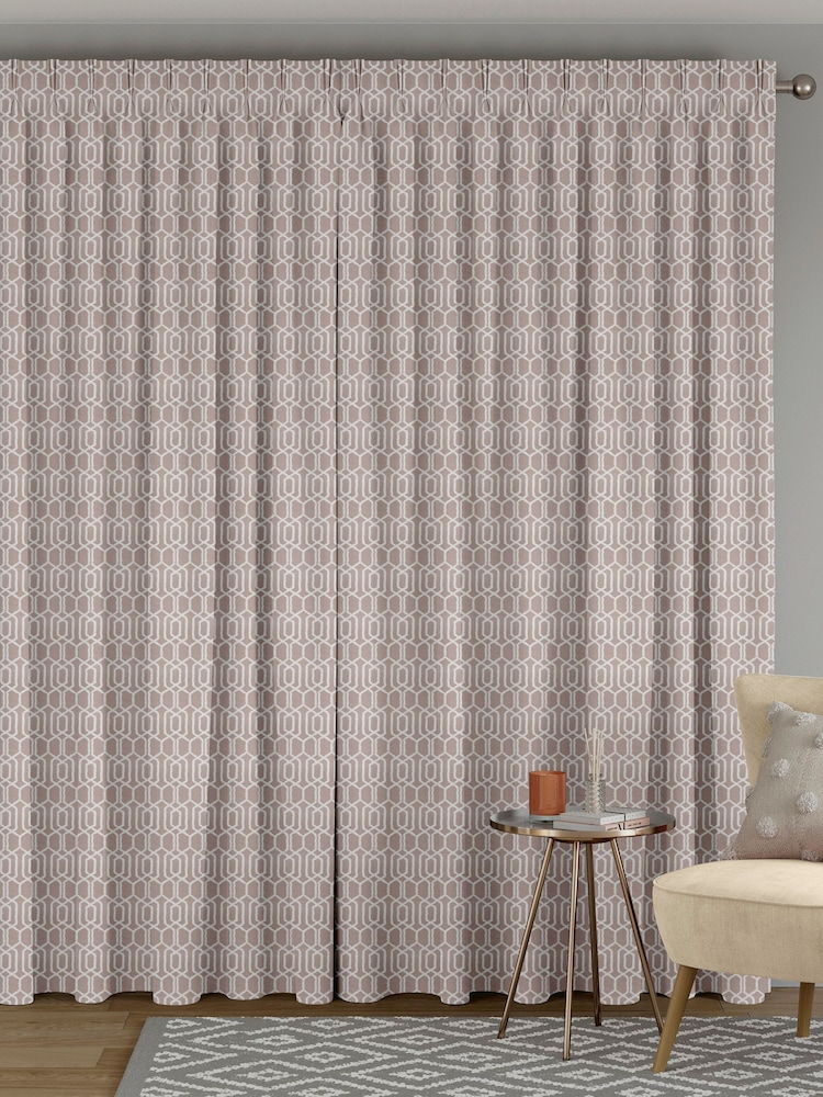 Blush Pink Walter Made To Measure Curtains - Image 2 of 9