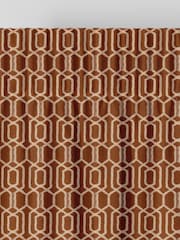 Terracotta Orange Walter Made To Measure Curtains - Image 6 of 9