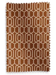 Terracotta Orange Walter Made To Measure Curtains - Image 9 of 9