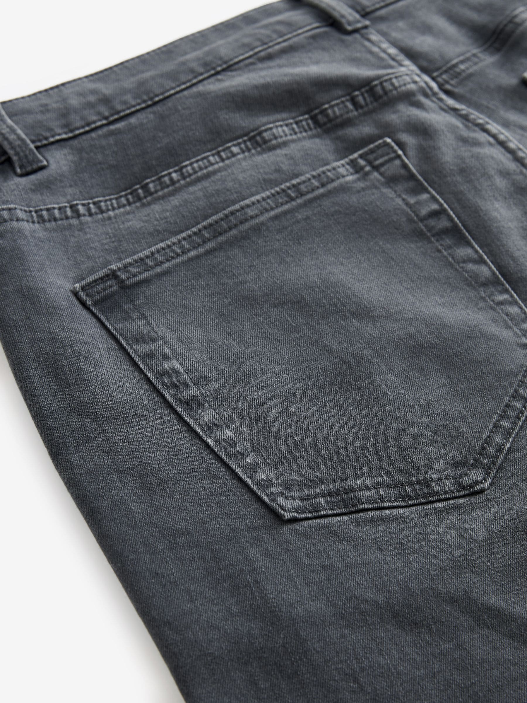 Buy Grey Charcoal Single Slim Fit Classic Stretch Jeans from