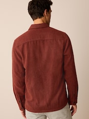 Rust Brown Wool Blend Shacket - Image 3 of 8