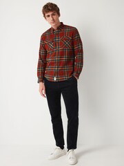 Red/Yellow Twin Pocket Check Long Sleeve Shirt - Image 2 of 8