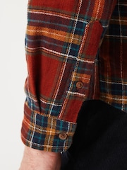 Red/Yellow Twin Pocket Check Long Sleeve Shirt - Image 5 of 8