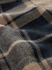 Ecru Natural/Green Borg Lined Shacket - Image 10 of 10