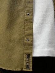 Green Twin Pocket Textured Long Sleeve Shirt - Image 6 of 9