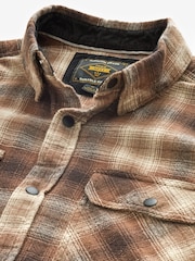 Natural Twin Pocket Check Long Sleeve Shirt - Image 7 of 8