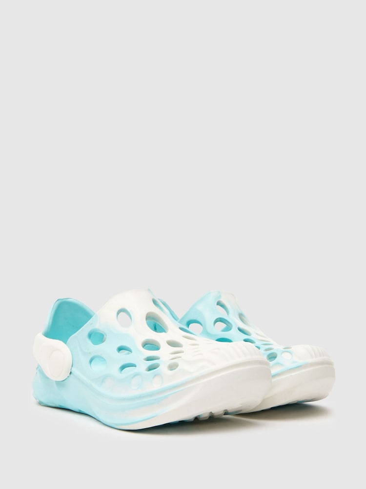 Schuh Blue Tone Rubber Sandals - Image 2 of 4