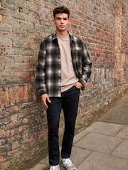 Braun & Weiss - Karierte Hemdjacke mit Wollanteil - Bild 2 von 11