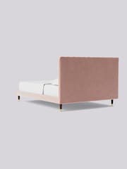 Swoon Easy Velvet Blush Pink Porlock Bed - Image 5 of 8