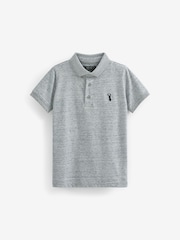 Grey Short Sleeve Polo Shirt (3-16yrs) - Image 1 of 2