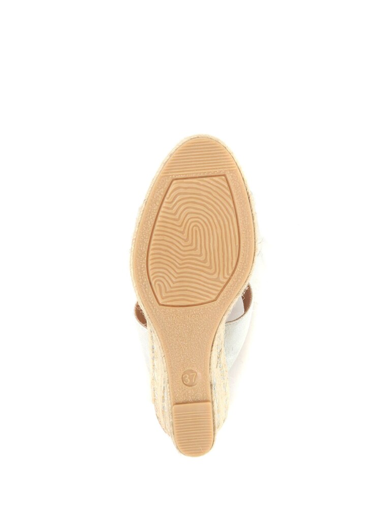 Jones Bootmaker Silver Amabelle Wedge Mule Sandals - Image 5 of 5