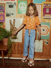 Light Wash Flare Jeans (3-16yrs) - Image 2 of 4