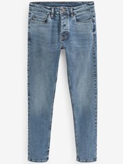 Mid Blue Skinny Ultimate Comfort Super Stretch Jeans - Image 6 of 9