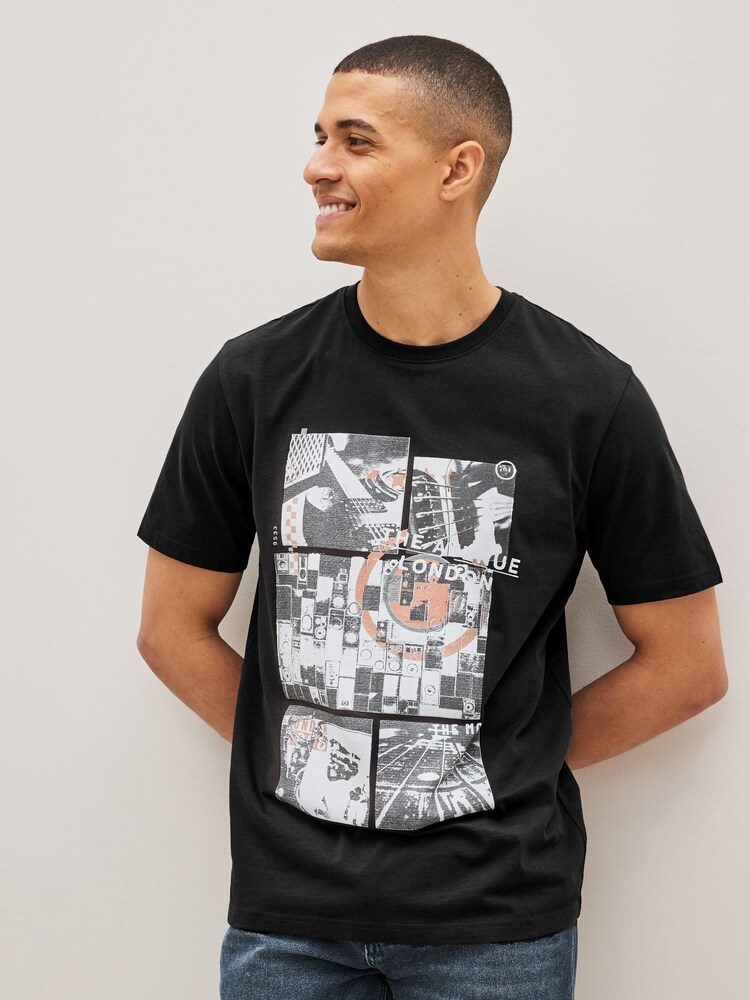 Music Mix Print T-Shirts 3 Pack - Image 10 of 11