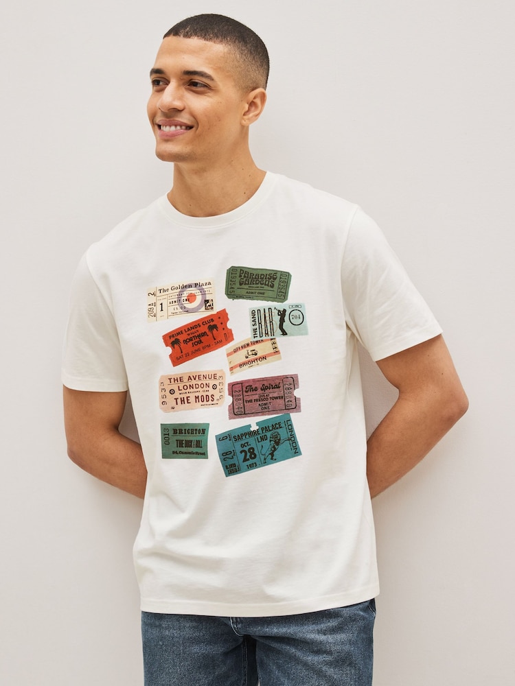 Music Mix Print T-Shirts 3 Pack - Image 6 of 11
