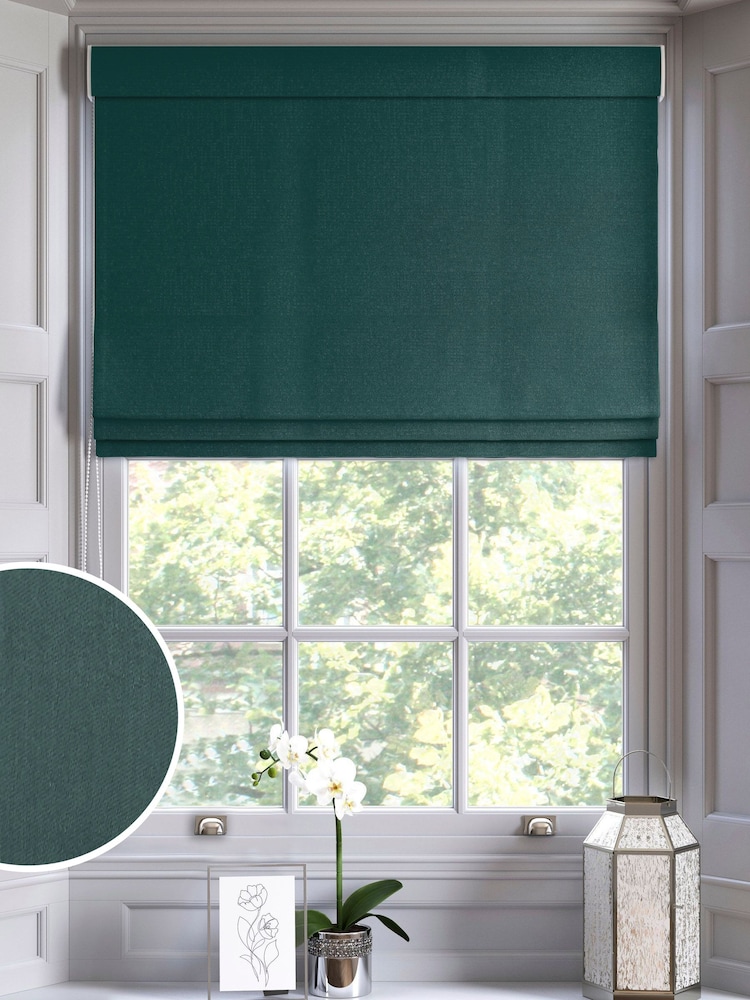 Green Trella Made To Measure Roman Blind - Image 1 of 6