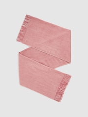 Reiss Blush Picton Wool-Cashmere Scarf - Image 1 of 5