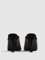 Reiss Black Cylan Crystal Mule - Image 7 of 7