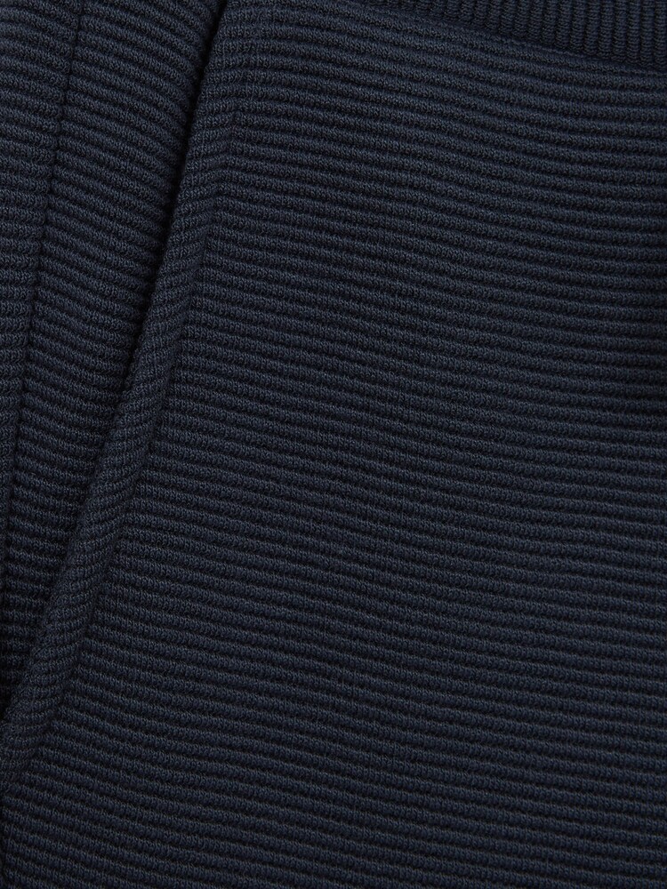 Airforce Blue - Reiss Clyde Gerippte Jersey-Jogginghose - Bild 5 von 5