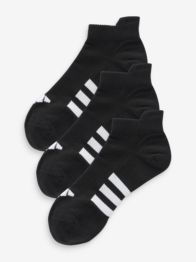 أسود داكن - حزمة من 3 جوارب منخفضة خفيفة من Adidas - صورة 1 من 6 أسود داكن - حزمة من 3 جوارب منخفضة خفيفة من Adidas - صورة 1 من 6