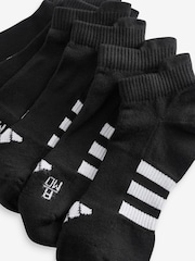 adidas Dark Black Performance Light Low Socks 3 Pack - Image 6 of 6