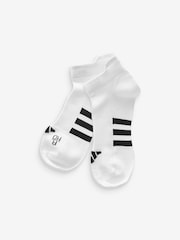 adidas White Performance Light Low Socks 3 Pack - Image 2 of 4