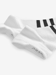 adidas White Performance Light Low Socks 3 Pack - Image 3 of 4