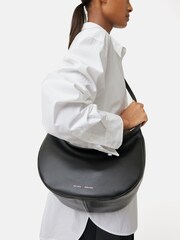 Jigsaw Black Melbury Soft Leather Bag - Image 2 of 7