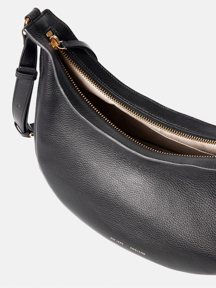 Jigsaw Black Melbury Soft Leather Bag - Image 7 of 7