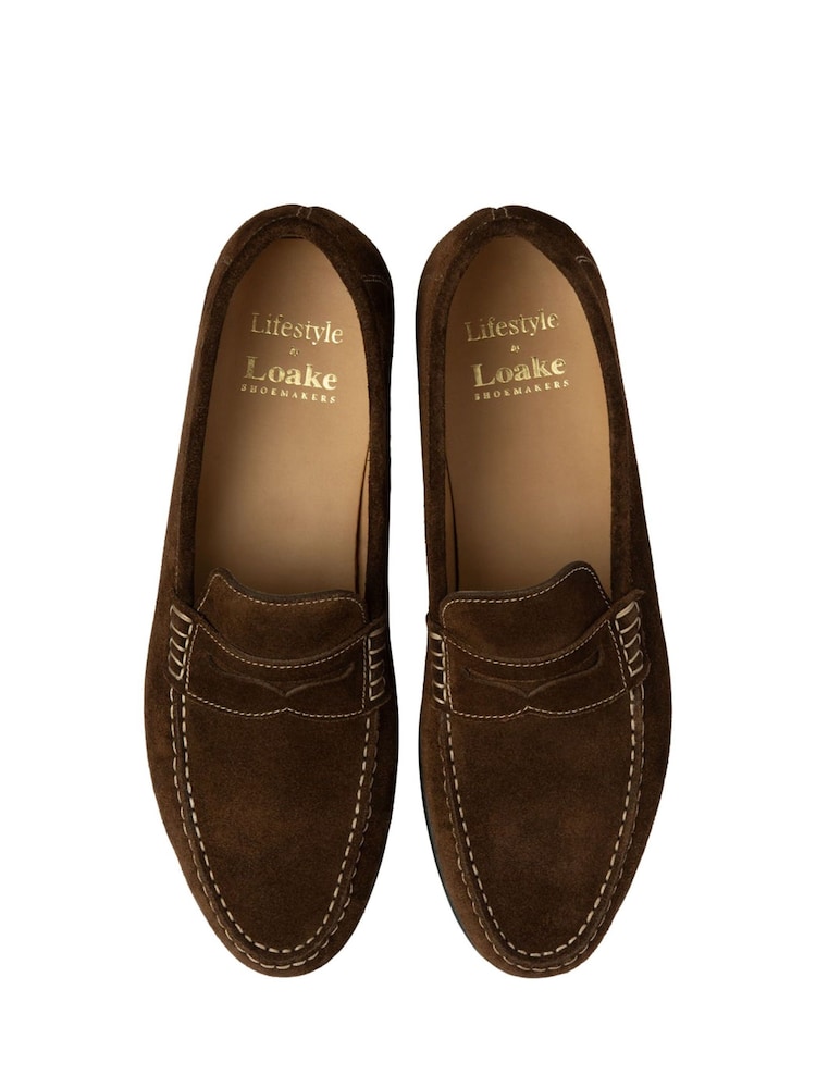 Loake Suede Slip On Shoes - Image 3 of 3 Loake Suede Slip On Shoes - Image 3 of 3