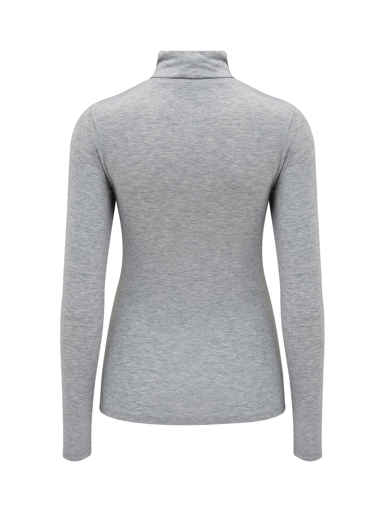 Pour Moi Light Grey Roll Neck Roll Neck Round Neck - Image 5 of 5 Pour Moi Light Grey Roll Neck Roll Neck Round Neck - Image 5 of 5