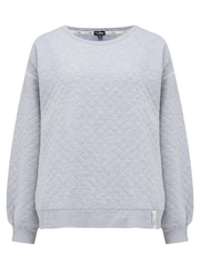 Pour Moi Grey Quilted Lounge Pyjamas - Image 7 of 8