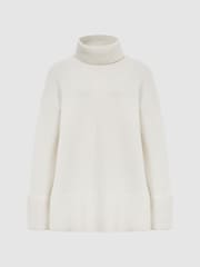 Джемпер из шерсти и кашемира с высоким воротом Reiss Sarah - Изображение 2 из 7