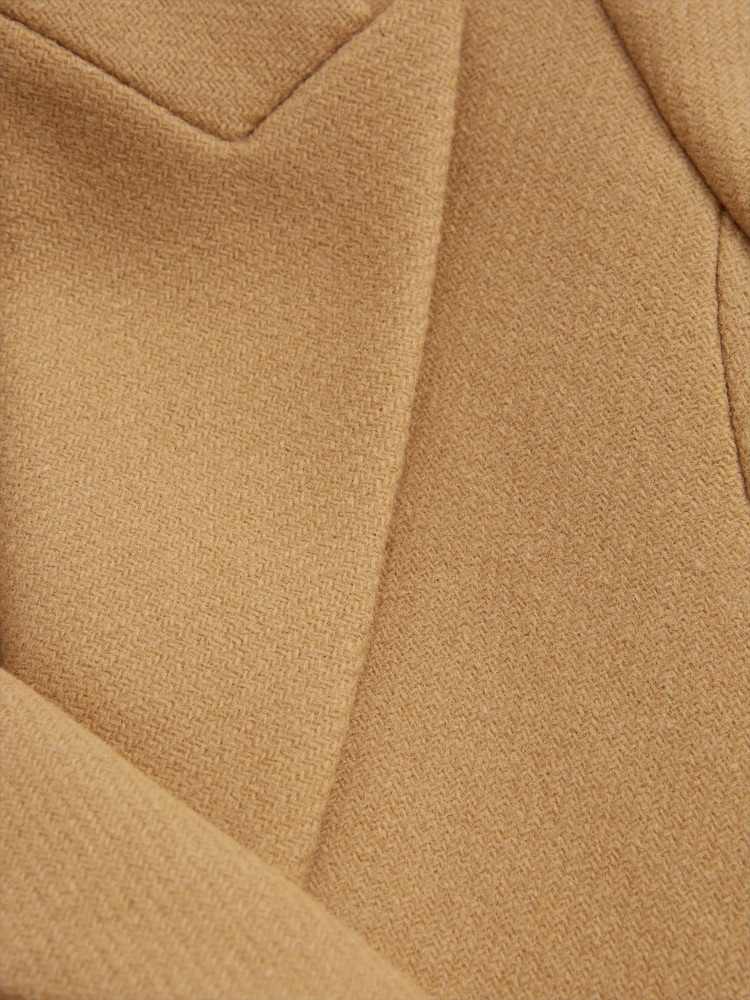 Camel - Reiss Harlow Mittellanger Mantel - Bild 6 von 6 Camel - Reiss Harlow Mittellanger Mantel - Bild 6 von 6