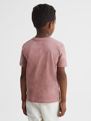 Rosa empolvado - Camiseta con cuello redondo Bless de Reiss - Imagen 5 de 7